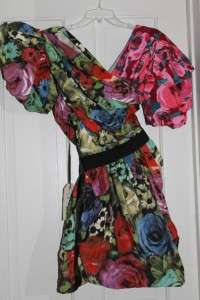 LANVIN for H&M Floral Puff Shoulder Dress 4 34 6 36 NWT  