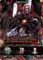 Resident Evil Foil Card Infected Albert Wesker Promo  