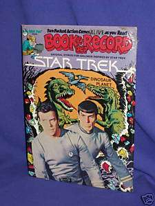 Star Trek Story Record & Book Set Dinosaur Planet 1979  