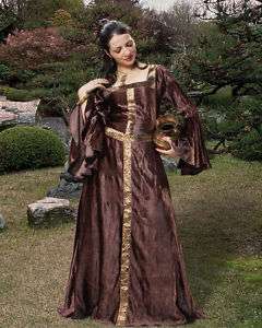 Renaissance Wench Pirate Medieval Costume Dress Gown  