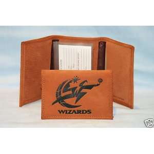  WASHINGTON WIZARDS Leather TriFold Wallet NEW brk 