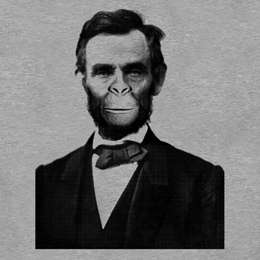 APE LINCOLN Planet of the Apes abraham lincoln Rise Heston T Shirt 