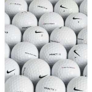 Nike Used Tour Professional Assorted One Practice 1 Dozen Golf Balls