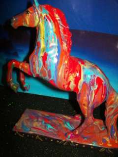   Trail of Painted Ponies HEART SONG Abstract Horse by J. Leigh  