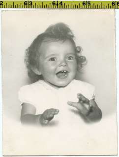 Old 1940s photo / Funny Little Girl Comedian Asks  Have You Heard 