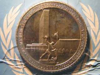 1970 United Nations 25th Anniversary Sterling Medallion  