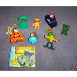  RUGRATS, WINNIE THE POOH, SNOOPY MISC TOYS (HAPPY MEAL 