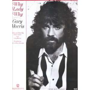  Sheet Music Why Lady Why Gary Morris 194 