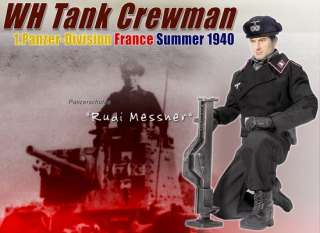 Dragon WWII German Rudi Messner WH Tank Crewman Panzer Division 