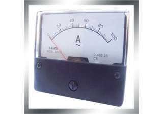 AC 0~100A Analog Amp Panel Meter Current Ammeter  