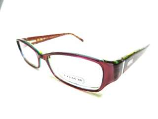 COACH EYEGLASSES NUALA 2019 BURGUNDY OPTICAL AUTH NEW  