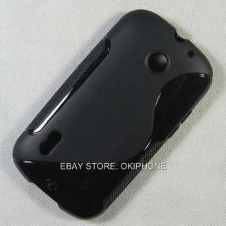 Black New Soft Gel TPU Case Cover Cas Skin For Huawei U8650 Sonic FREE 