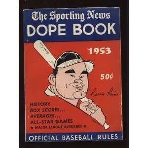   Sporting News Dope Book Ferris Fain EX+   MLB Books