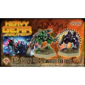  Heavy Gear Earth Beta Squad Pack (4) Toys & Games
