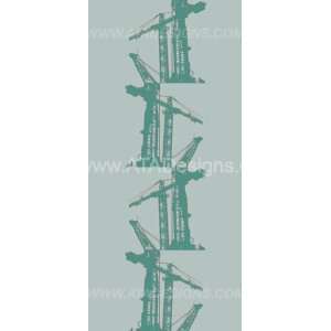 Constructoon Cranes by ATA Design   Soft Blue  Kitchen 