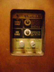 VINTAGE WHARFEDALE W 60 D ACHROMATIC SPEAKERS RARE  
