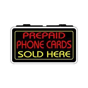  Prepaid Phone Cards Backlit Sign 13 x 24