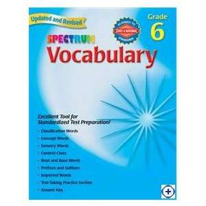  Spectrum Vocabulary Gr 6 Toys & Games