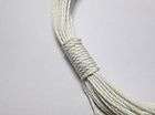 White Waxed Polyester Cord Thread Jewelry 116yd spool  