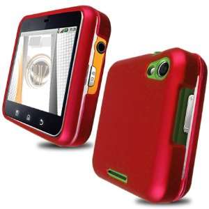  Red Smooth Rubber Feel Protective Case for Motorola 