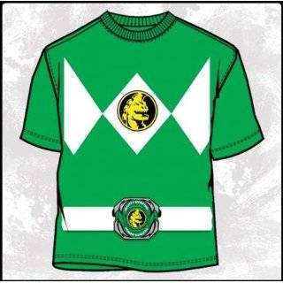 Power Rangers Costume Green Ranger T Shirt by Mad Engine