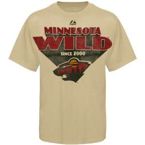  Majestic Minnesota Wild Amazing Great T Shirt   Natural 