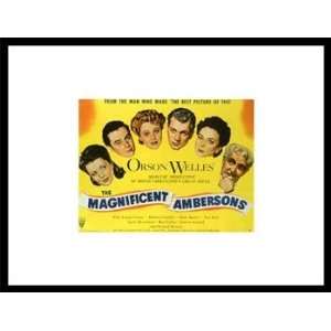  The Magnificent Ambersons People Framed Poster Print 