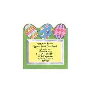  Egg Trio Invitation Holiday Invitations Health & Personal 