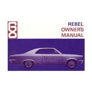  1968 AMC REBEL Owners Manual User Guide Automotive