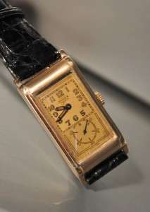 ROLEX PRINCE Vintage Gold Doctor Watch 1930 ORIGINAL Yellow Gold Dial 