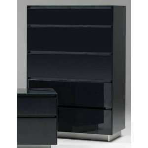  Mobital Savvy ChestBLK Black Savvy 5 Drawers Chest Savvy 