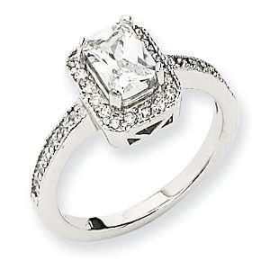   White Gold VS Diamond ring Diamond quality VS (VS2 clarity, G I color