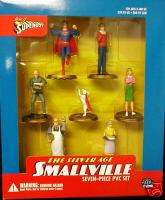 DC Direct The Silver Age Smallville Seven Piece PVC Set  