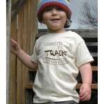 Addicted to Track Train Organic Toddler T Shirt Thomas  