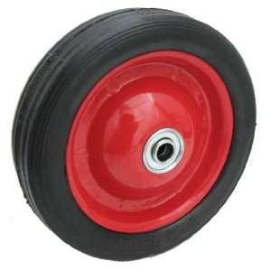  7 Dia. X 1 3/4 Rubber Thread Wagon Style Wheel with 