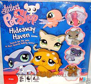 Littlest Pet Shop HIDEAWAY HAVEN BOARD GAME 4 Pets NEW  