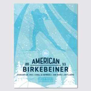  2011 American Birkebeiner Commemorative Poster Sports 