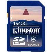 Product Image. Title Kingston 16GB Secure Digital High Capacity (SDHC 