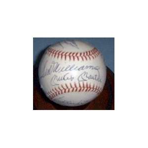  500 Home Run Club Autographed Baseball   Autographed 