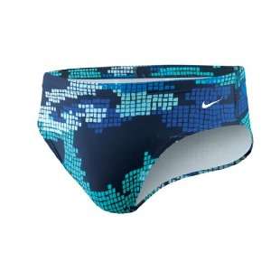  Nike Team Techno Camo Brief   Competitive Swim   TESS0042 