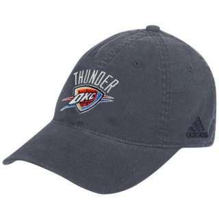 adidas Oklahoma City Thunder Navy Blue Basic Logo Adjustable Hat 