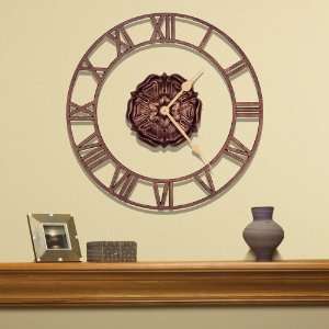  Rosette Floating Ring Clock in Antique CopperWhitehall 