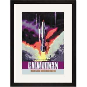   /Matted Print 17x23, Socialism   The Vostok Rocket