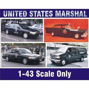  BILLBOZO US MARSHAL POLICE DECALS 1/43 ONLY