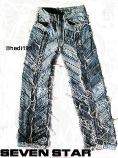 Jeans SEVEN STAR INDIAN g 38/34 XXL Rock Club Clubwear  