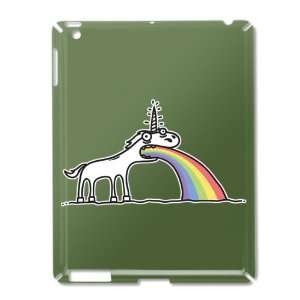    iPad 2 Case Green of Unicorn Vomiting Rainbow 