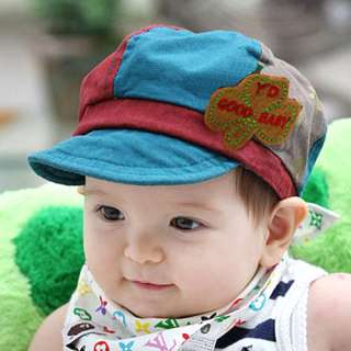 Cute Baby Toddler Infants Boys Girls Newsboy Mixed color Baseball Cap 