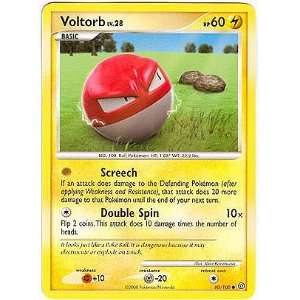   Pearl Stormfront Single Card Voltorb #80 Common [Toy] Toys & Games