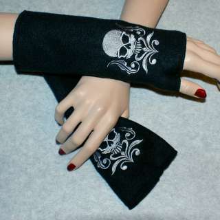 This Pair of awesome Arm Warmers is embroidered with bright thread on 