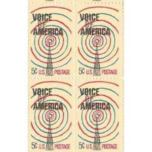  Voice of America Set of 4 x 5 Cent US Postage Stamps NEW 